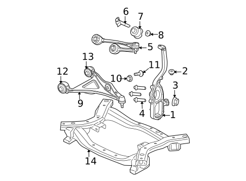Suspension Components for 2008 Dodge Charger #1
