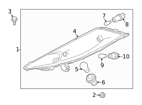 Bulbs - Chassis for 2014 Nissan Juke #1