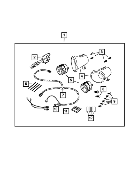 Fog Lights & Electrical for 2008 Dodge Nitro #0
