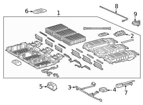 Battery for 2018 Toyota Highlander #0