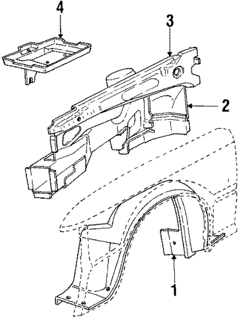 Inner Components for 1985 Ford Escort #1