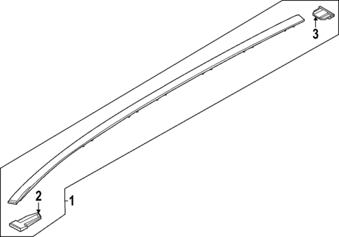 Exterior Trim - Roof for 2024 Kia EV6 #0