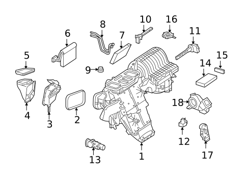 HVAC Case for 2008 Mercedes-Benz ML320 #0