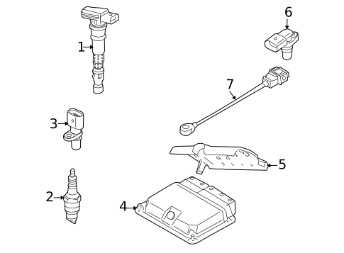 Ignition System for 2007 Audi A8 Quattro #1