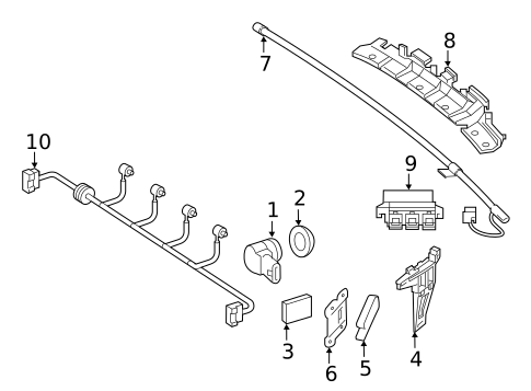 Electrical Components for 2014 Mercedes-Benz CLA45 AMG #1