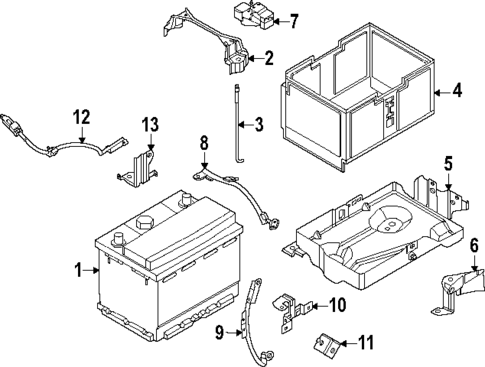 Battery for 2025 Nissan Kicks #0