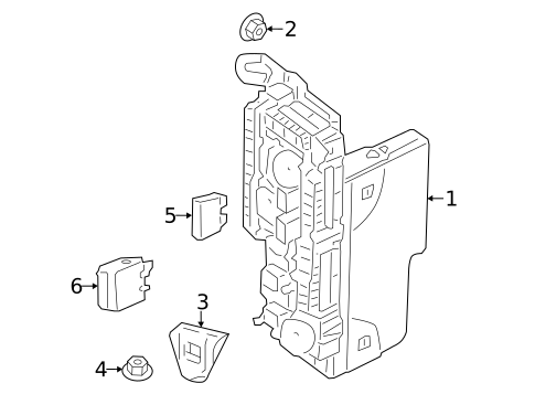 Fuse & Relay for 2014 Mercedes-Benz C63 AMG #1