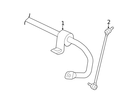 Stabilizer Bar & Components for 2019 Volkswagen Tiguan #5