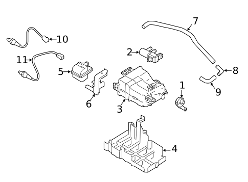 Emission Components for 2025 Nissan Kicks Play #0