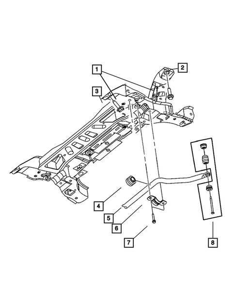 Front Suspension for 2006 Chrysler PT Cruiser #1