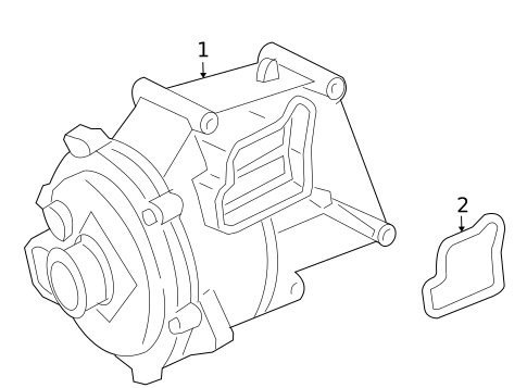 Alternator for 2006 Mercedes-Benz CL 600 #1