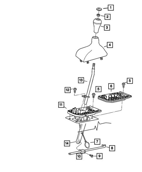 Gearshift Controls and Skid Plates for 2007 Dodge Ram 2500 #0