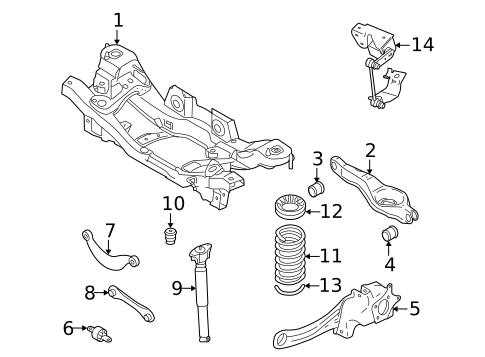 Rear Suspension for 2007 Volvo V50 #0
