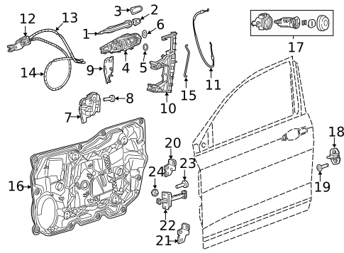 Front Door for 2016 Chrysler 200 #2