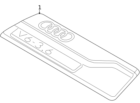 Cylinder Block Components for 2010 Audi Q7 #1