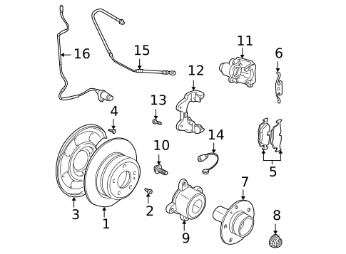 Rear Brakes for 2006 BMW X5 #0