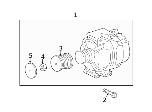 Alternator for 2014 Mercedes-Benz E350 #0