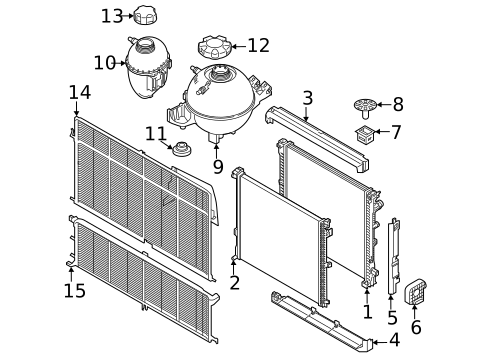 Radiator & Components for 2022 BMW 430i Gran Coupe #2