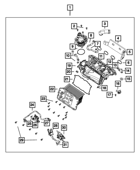 Manifolds and Vacuum Fittings for 2021 Jeep Wrangler #2