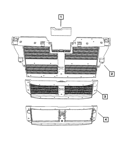 Grilles for 2023 Jeep Grand Cherokee L #1