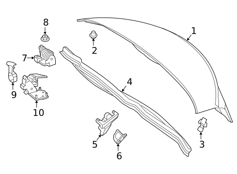 Lid & Components for 2021 Mercedes-Benz C 63 AMG® #2