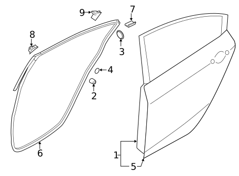 Door & Components for 2014 Kia Forte #0