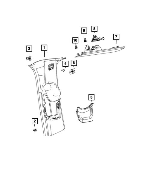 Panels - Moldings - Scuff Plates, Pillar, Cowl, 1/4 Panel Trim and Cargo Covers for 2026 Jeep Cherokee #2