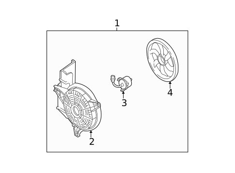 Condenser, Compressor & Lines for 2003 Hyundai Santa Fe #1