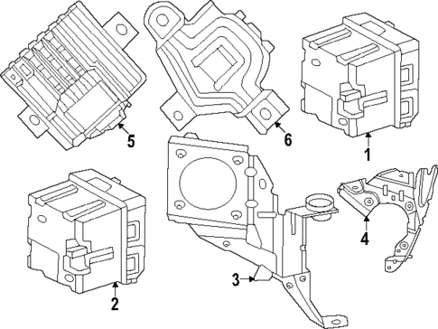Electrical Components for 2025 Mercedes-Benz EQS 580 SUV #2