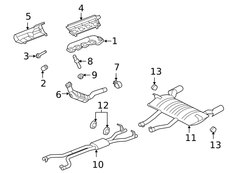 Exhaust Manifold for 2007 Jaguar XK #0