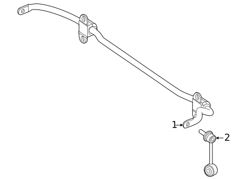 Stabilizer Bar & Components for 2021 Mercedes-Benz GLE63 AMG S #1