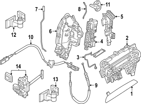 Front Door for 2024 BMW i4 #1
