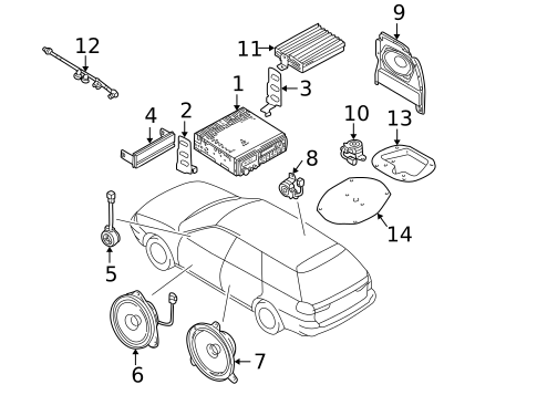 Sound System for 2004 Subaru Outback #0