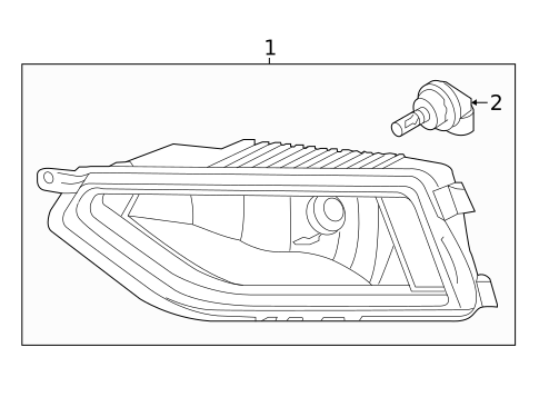 Fog Lamps for 2019 Volkswagen Atlas #0