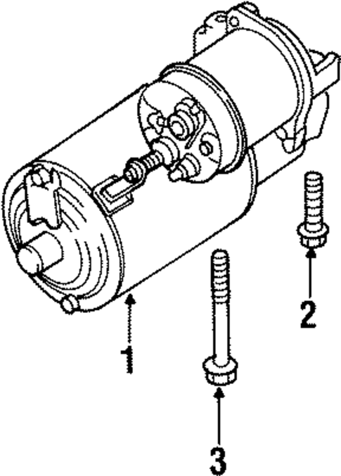 Starter for 1997 Buick LeSabre #1