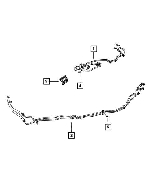 Air Conditioner and Heater Plumbing for 2013 Ram 3500 #4