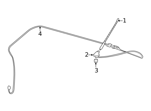 Antenna & Radio for 2007 Pontiac Vibe #0