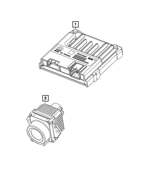 Keys, Modules and Engine Controllers for 2024 Jeep Grand Cherokee #26