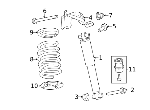 Shocks & Components for 2011 Mercury Milan #0