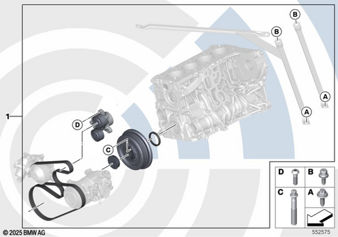 Engine for 2014 BMW 328dX #1