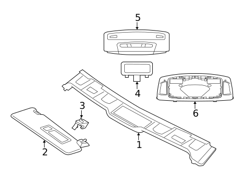 Interior Trim - Roof for 2014 BMW 435i #1