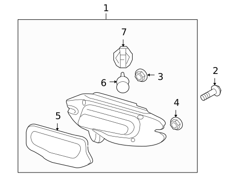 Bulbs - Chassis for 2010 Acura RL #4