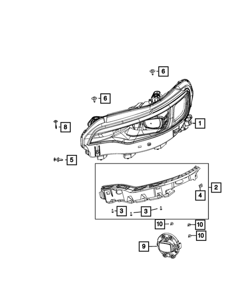 Lamps, Interior and Exterior for 2023 Jeep Cherokee #1
