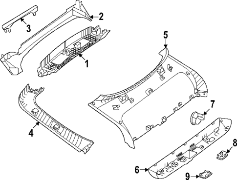 Liftgate for 2025 Mercedes-Benz EQS AMG #1