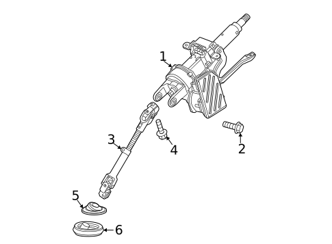 Steering Column Assembly for 2025 Buick Encore GX #1