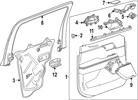 Rear Door for 2024 GMC Sierra EV #2