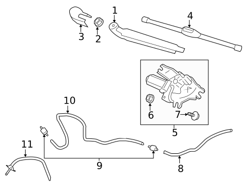 Wiper & Washer Components for 2018 Hyundai Elantra GT #1
