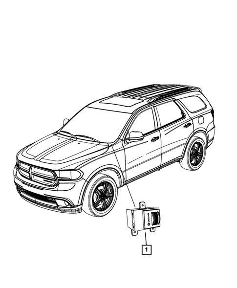 Keys, Modules and Engine Controllers for 2016 Dodge Durango #4