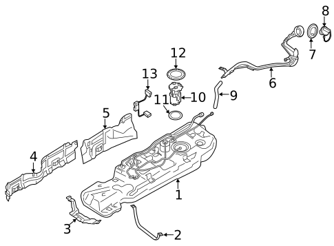 Senders for 2013 INFINITI JX35 #1