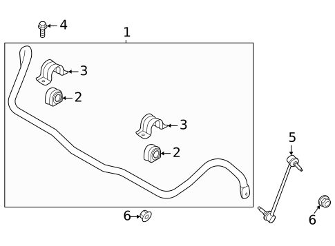 Stabilizer Bar & Components for 2023 Genesis GV70 #0